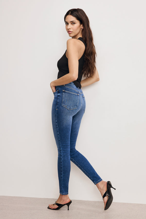 good american GOOD WAIST SKINNY COMPRESSION JEANS