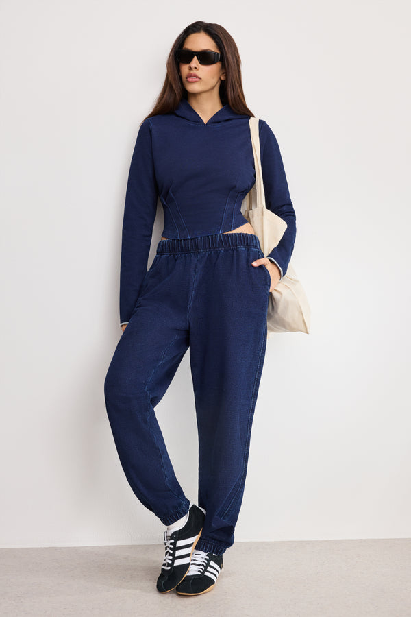 Good American JEANIUS CORSET HOODIE