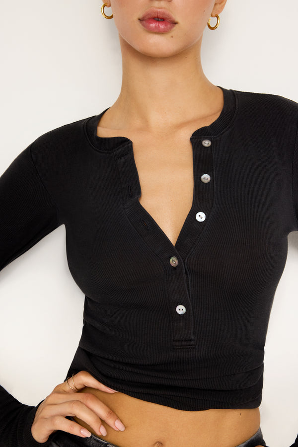 good american JEANIUS FITTED HENLEY