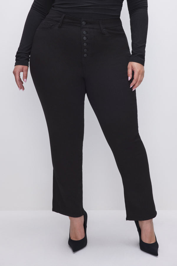 Good American NEVER FADES GOOD LEGS STRAIGHT JEANS