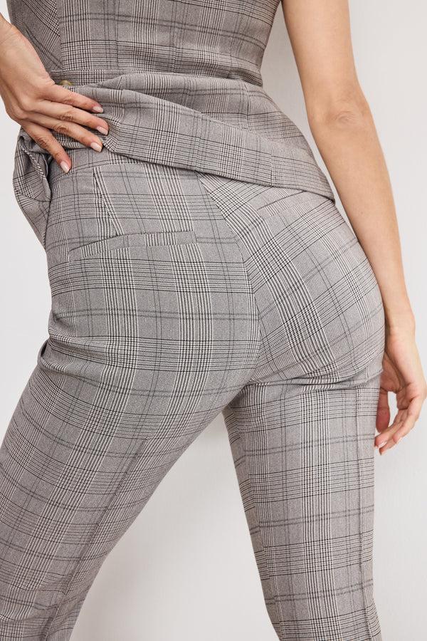 Good American PLAID VEST