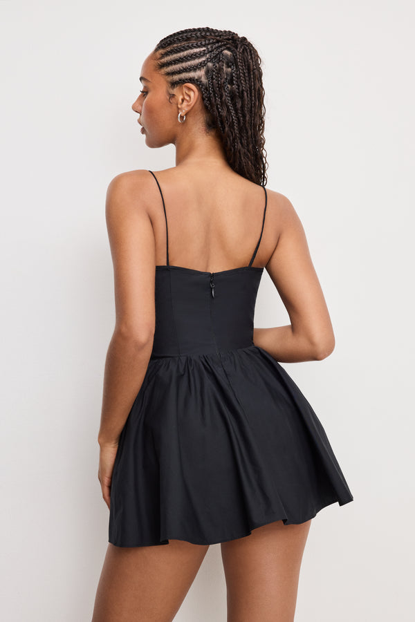 Good American POPLIN MINI DRESS