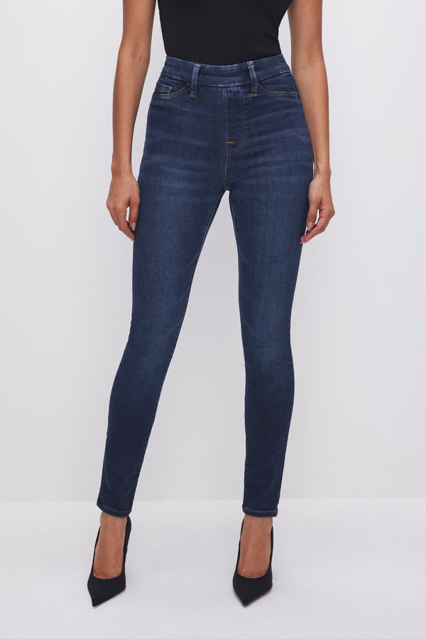 Good American POWER STRETCH PULL-ON SKINNY JEANS