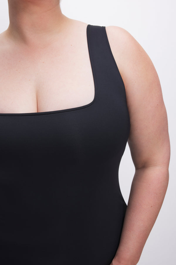 Good American SCUBA MODERN TANK MAXI DRESS