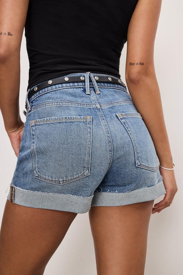 Good American SKINNY DOUBLE BUCKLE BELT