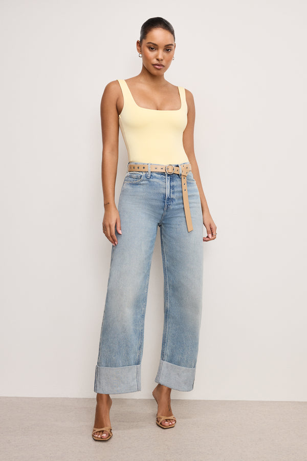 Good American SKINNY EYELET BELT