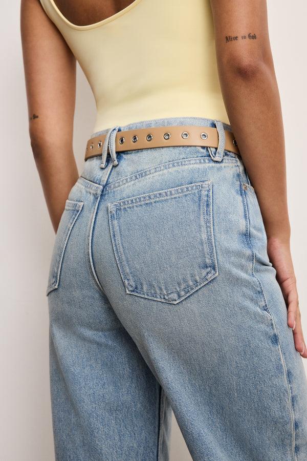 Good American SKINNY EYELET BELT