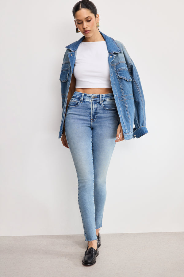 good american SOFT TECH GOOD LEGS SKINNY JEANS