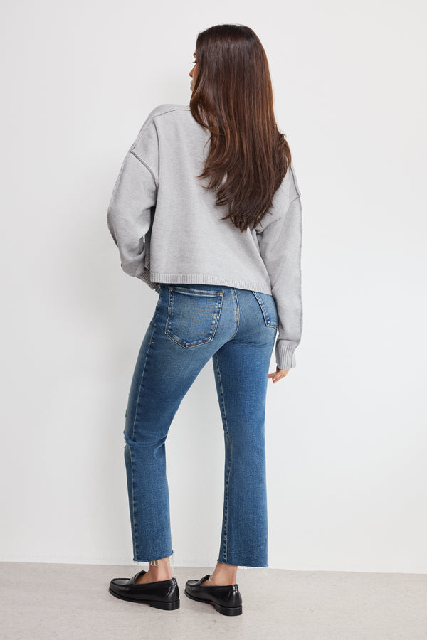 Good American SOFT TECH GOOD LEGS STRAIGHT JEANS