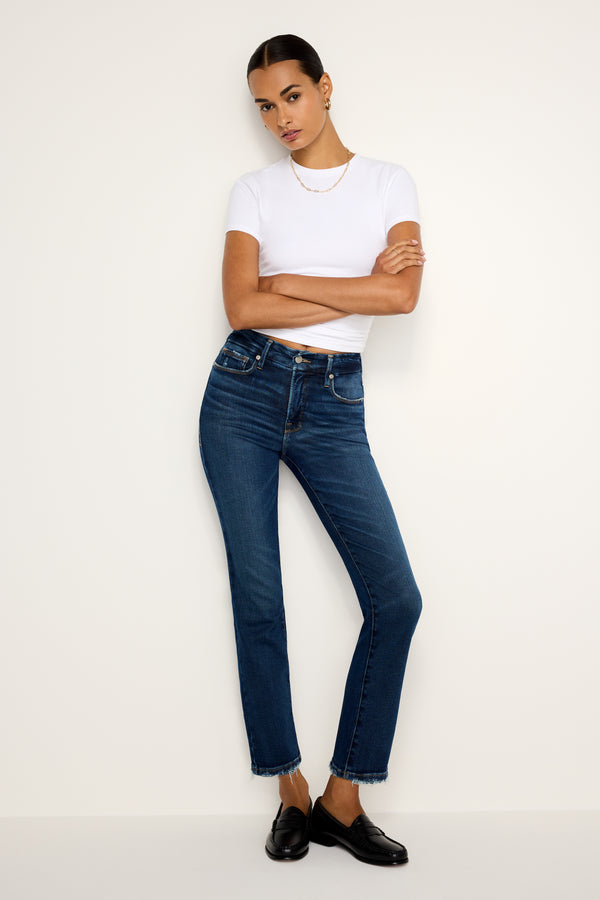Good American SOFT-TECH GOOD LEGS STRAIGHT JEANS