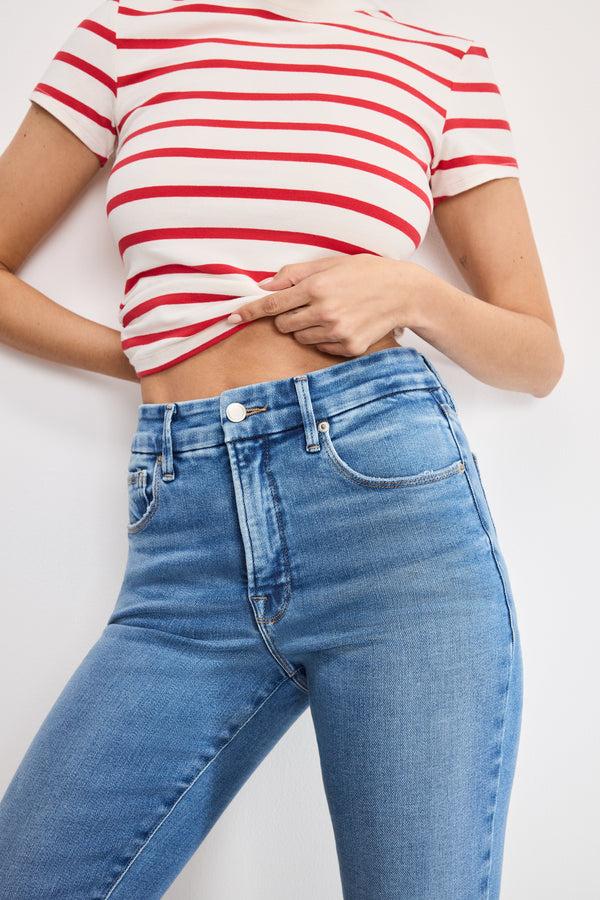 Good American SOFT-TECH GOOD LEGS STRAIGHT JEANS