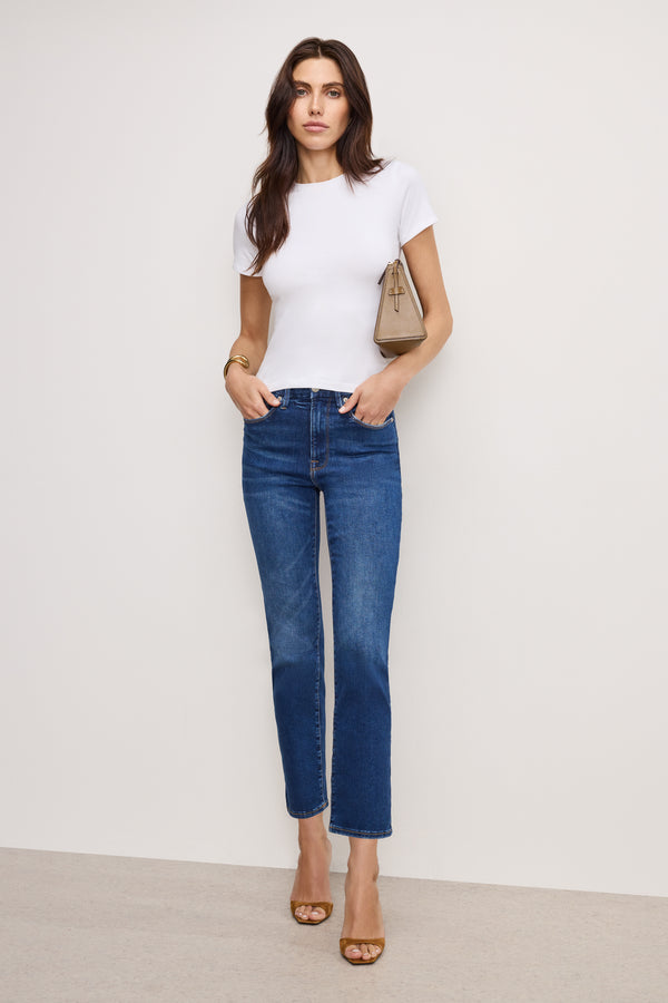 Good American SUPER STRETCH BABY TEE