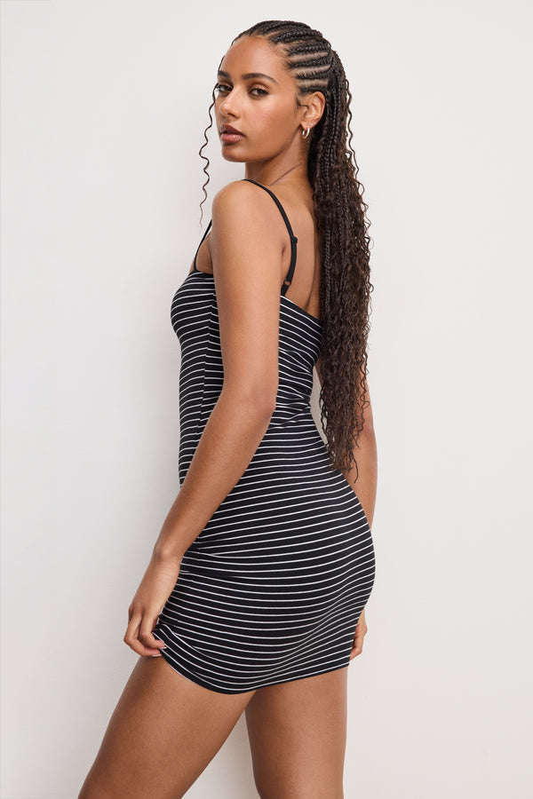 Good American SUPER STRETCH JERSEY CAMI MINI DRESS