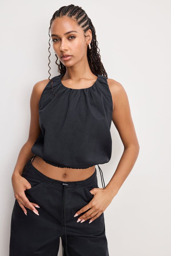 good american TWILL PARACHUTE BUBBLE TOP