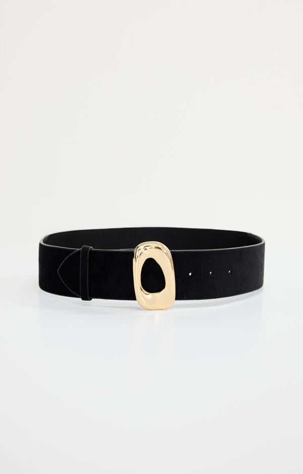 good american WIDE OVAL BUCKLE BELT