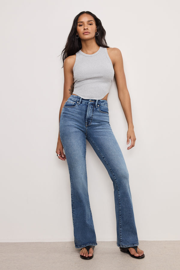 good american GOOD CLASSIC BOOTCUT COMPRESSION JEANS