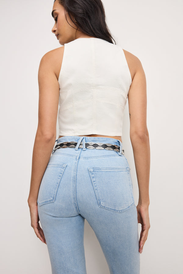 Good American GOOD CURVE STRAIGHT COMPRESSION JEANS