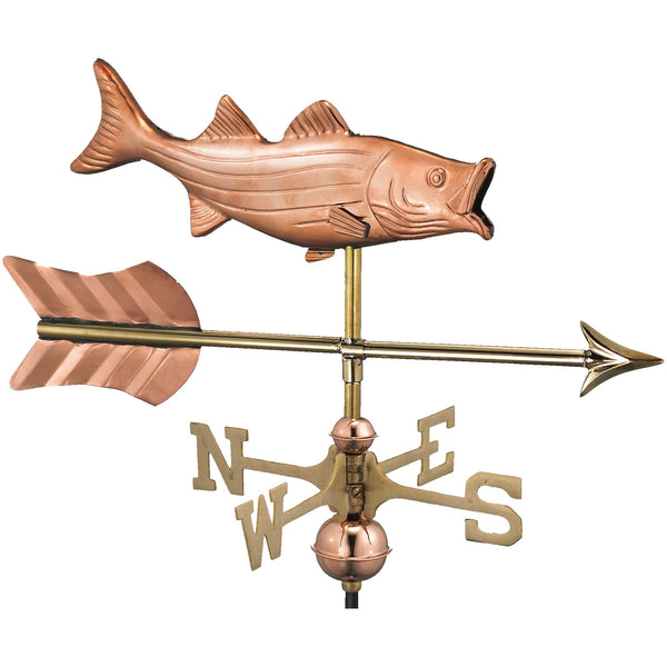 good directions Bass with Arrow Cottage Weathervane