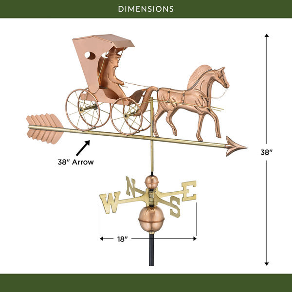 Good Directions Country Doctor Weathervane With Arrow