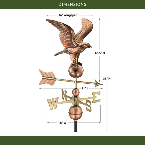 Good Directions American Eagle Weathervane