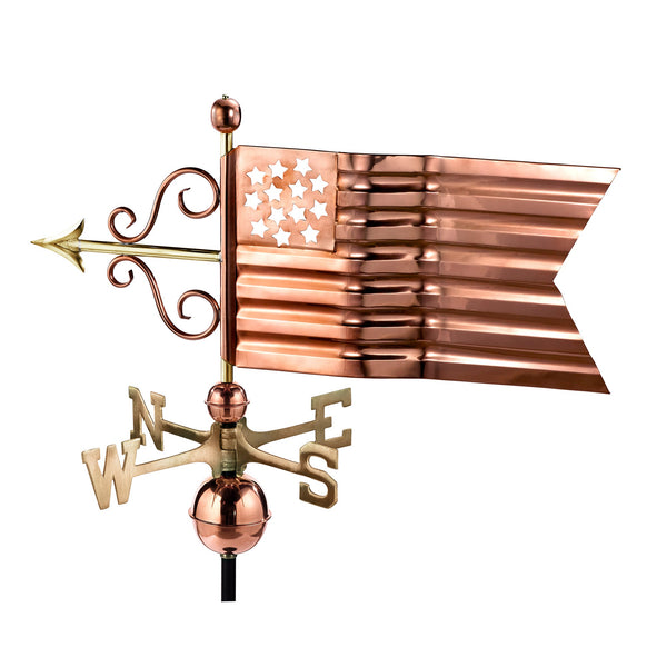 good directions American Flag Weathervane