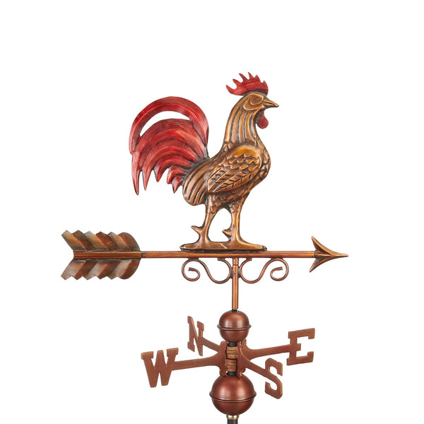 good directions Bantam Red Rooster Weathervane