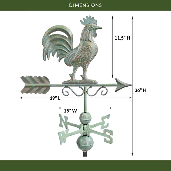 Good Directions Bantam Rooster Weathervane