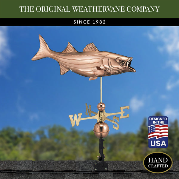 Good Directions Bass Weathervane