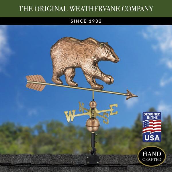 Good Directions Bear Weathervane With Arrow