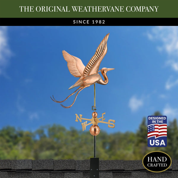 Good Directions Blue Heron Estate Weathervane