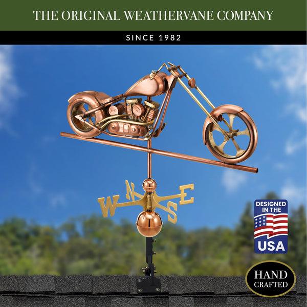 Good Directions Chopper Motorcycle Weathervane