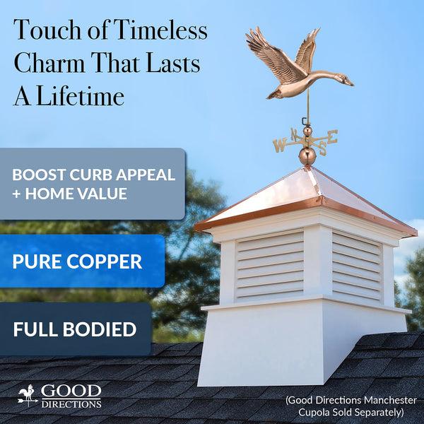 Good Directions Feathered Goose Weathervane