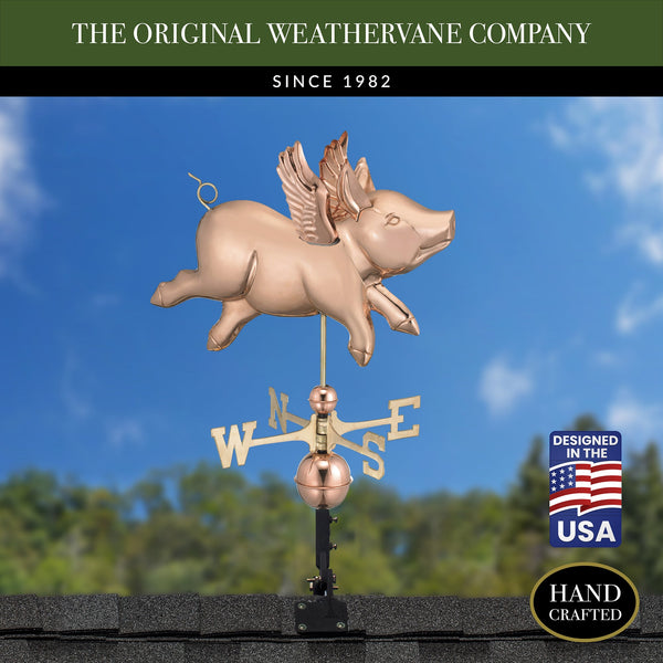 Good Directions Flying Pig Weathervane