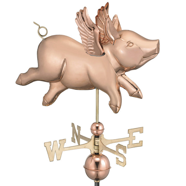 good directions Flying Pig Weathervane