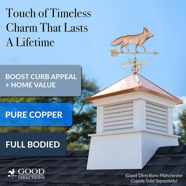 Good Directions Fox Weathervane