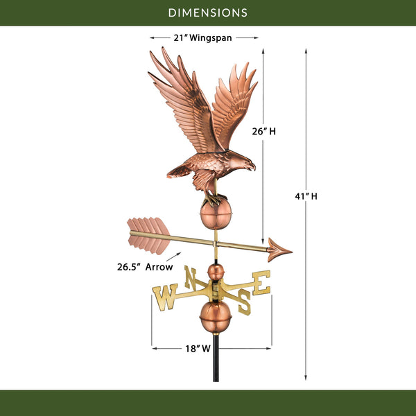 Good Directions Freedom Eagle Weathervane
