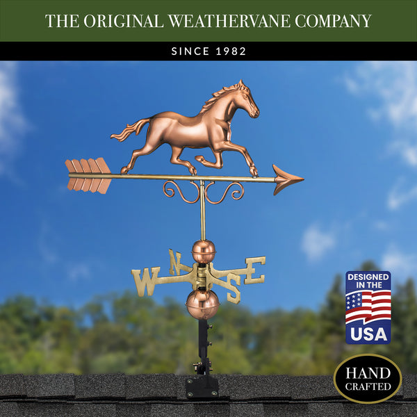 Good Directions Galloping Horse Weathervane