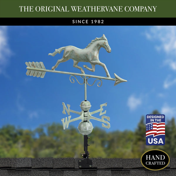 Good Directions Galloping Horse Weathervane