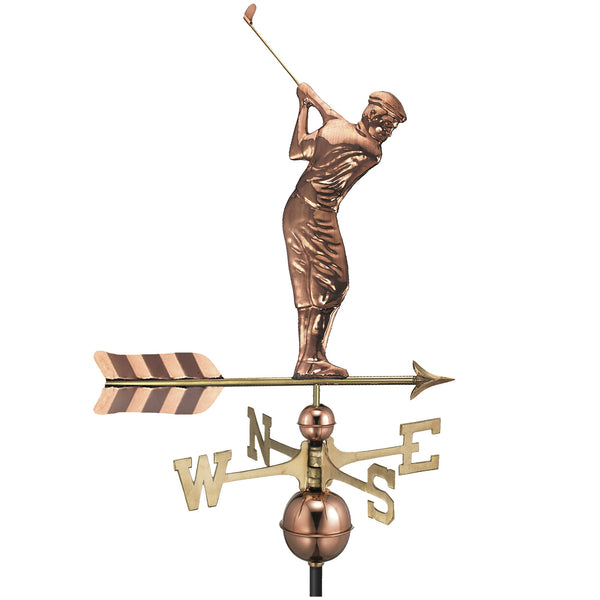 good directions Golfer Weathervane