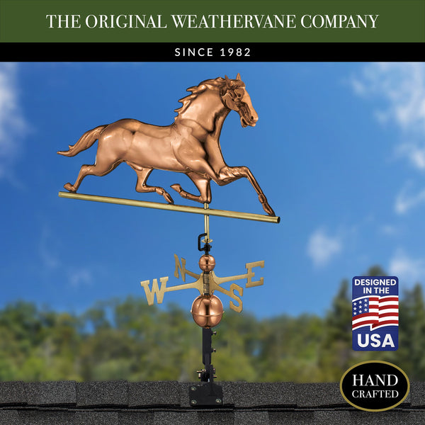 Good Directions Horse Weathervane