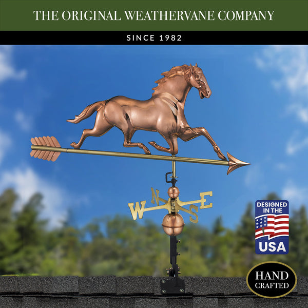 Good Directions Horse Weathervane With Arrow