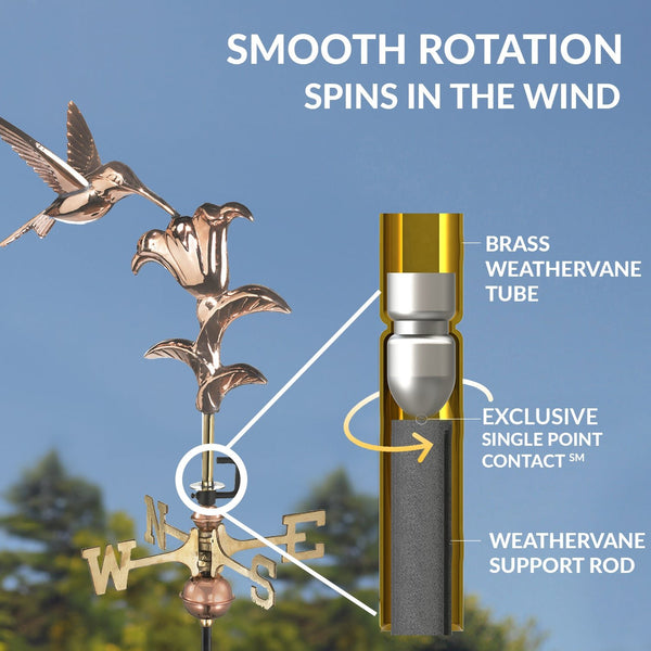 Good Directions Hummingbird Garden Weathervane