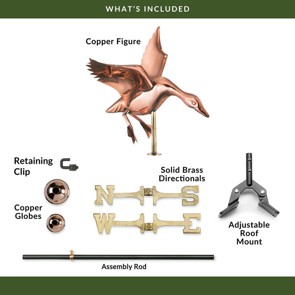 good directions Landing Duck Cottage Weathervane