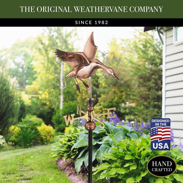 Good Directions Landing Duck Garden Weathervane