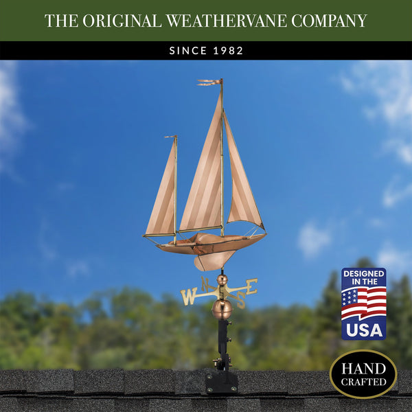 Good Directions Large Sailboat Weathervane
