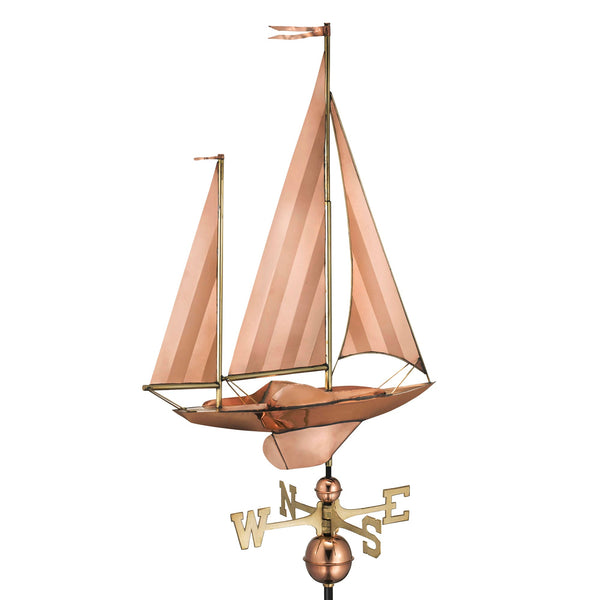 good directions Large Sailboat Weathervane