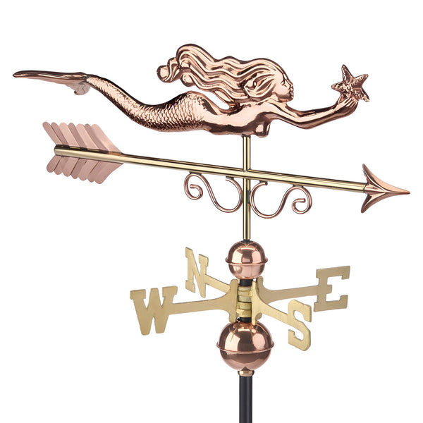 good directions Little Mermaid Weathervane