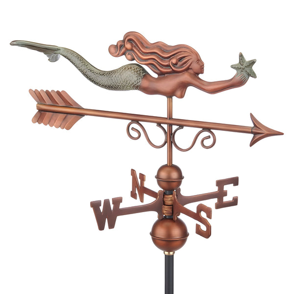good directions Little Mermaid Weathervane