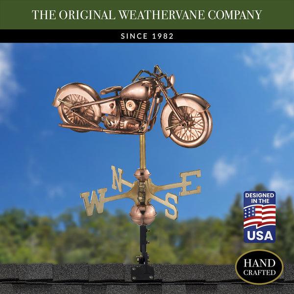 Good Directions Motorcycle Cottage Weathervane