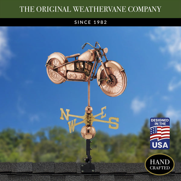 Good Directions Motorcycle Weathervane